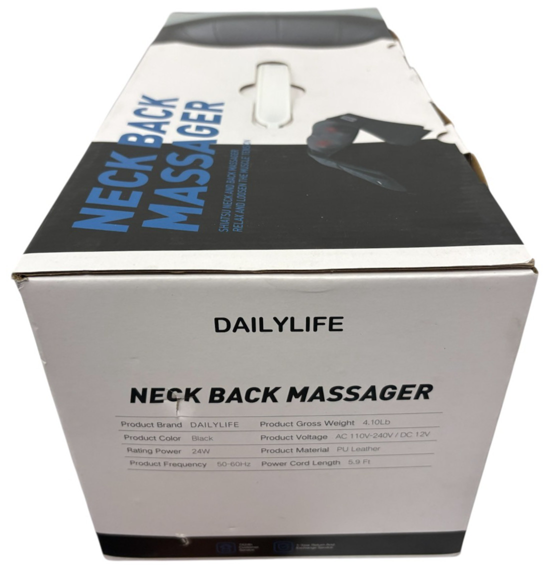 DAILYLIFE-SHIATSU NM-BK001-N Neck and Back Massager