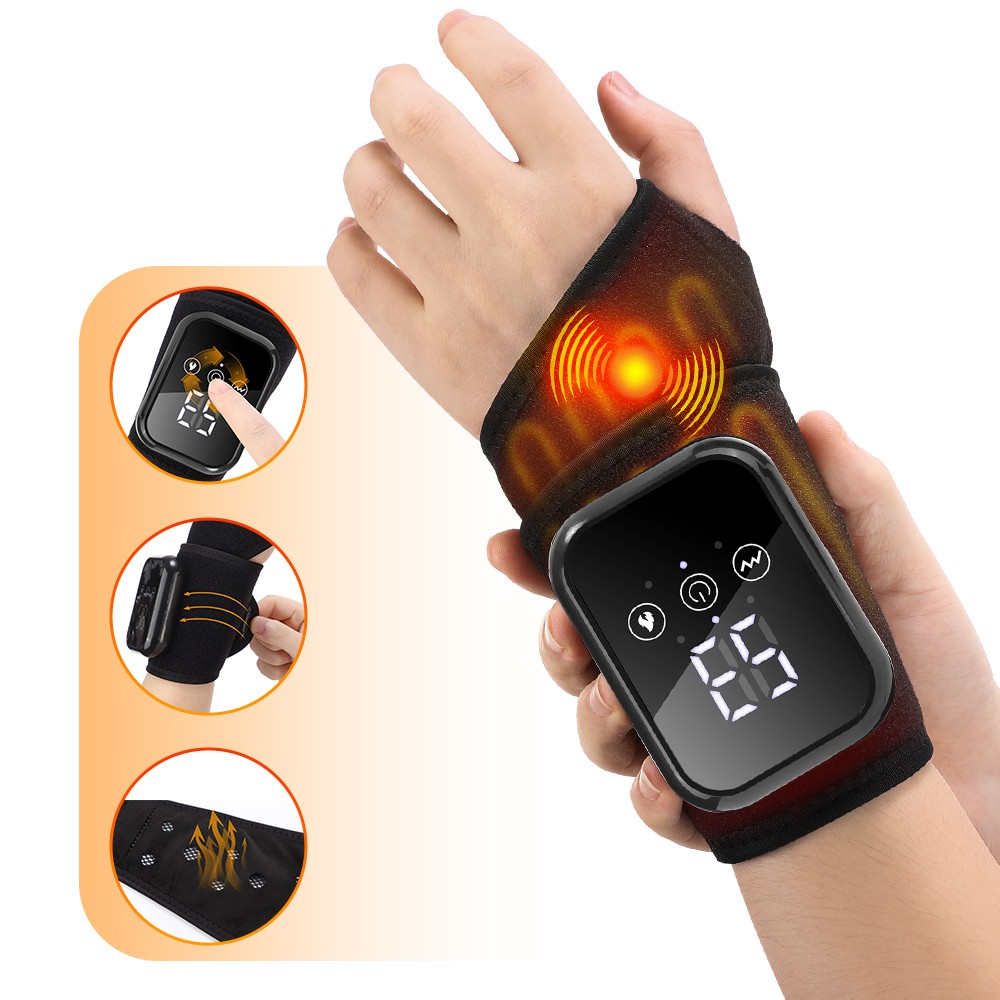 Electric Foot Ankle Massager Heating, Vibration & Air Compression Pain Relief