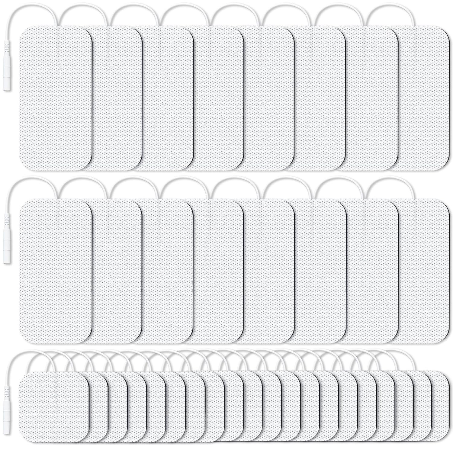 Universal Compatibility TENS Electrode Pads – 36-Pack, 2 Sizes for Every Need
