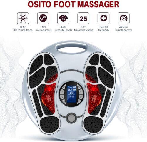 TENS EMS Foot Pain Relieve Circulation Massage Machine Booster for Leg Problem
