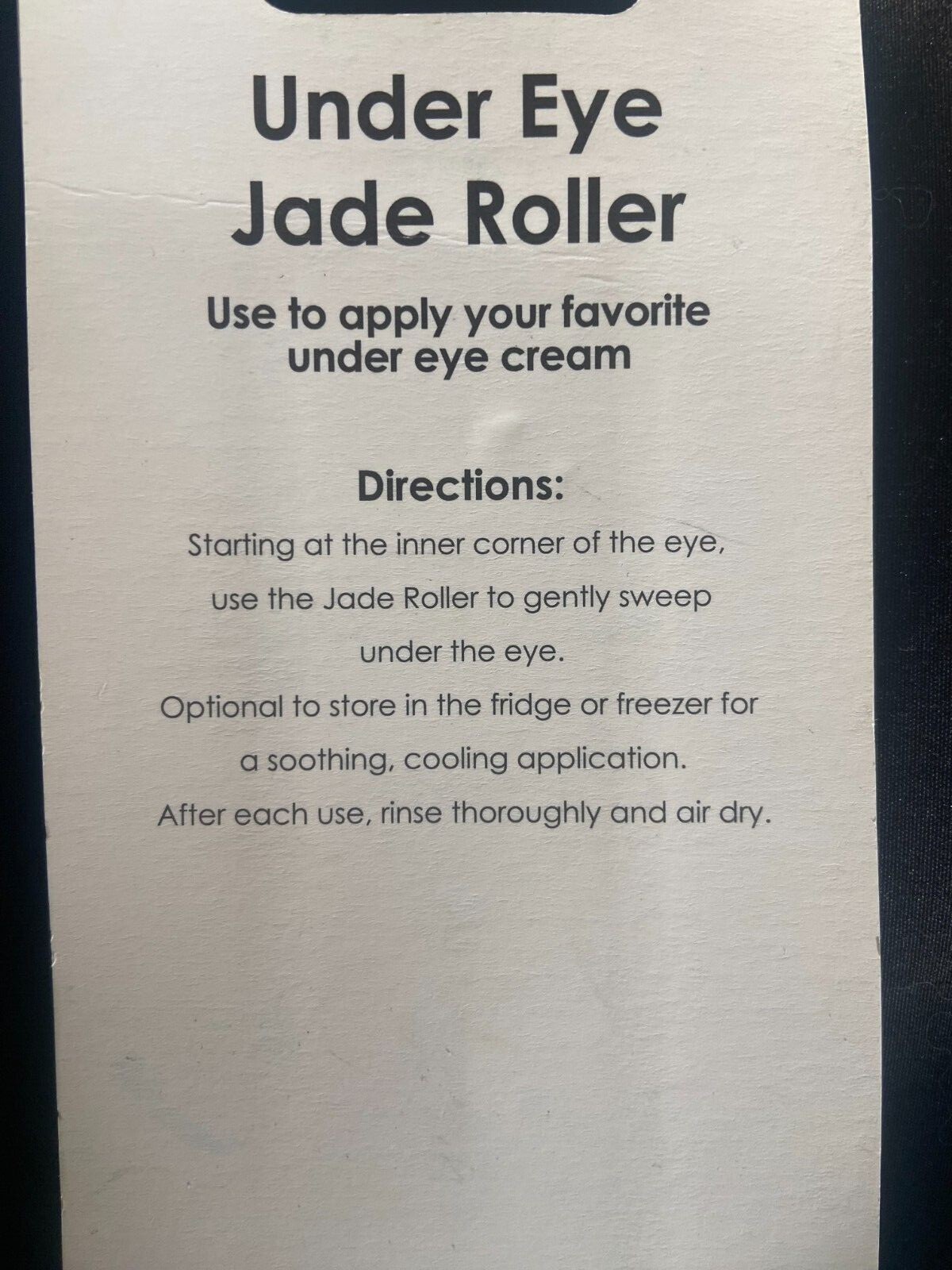 UNDER EYE JADE ROLLER B-PURE HELPS REDUCE UNDEREYE PUFFINESS 