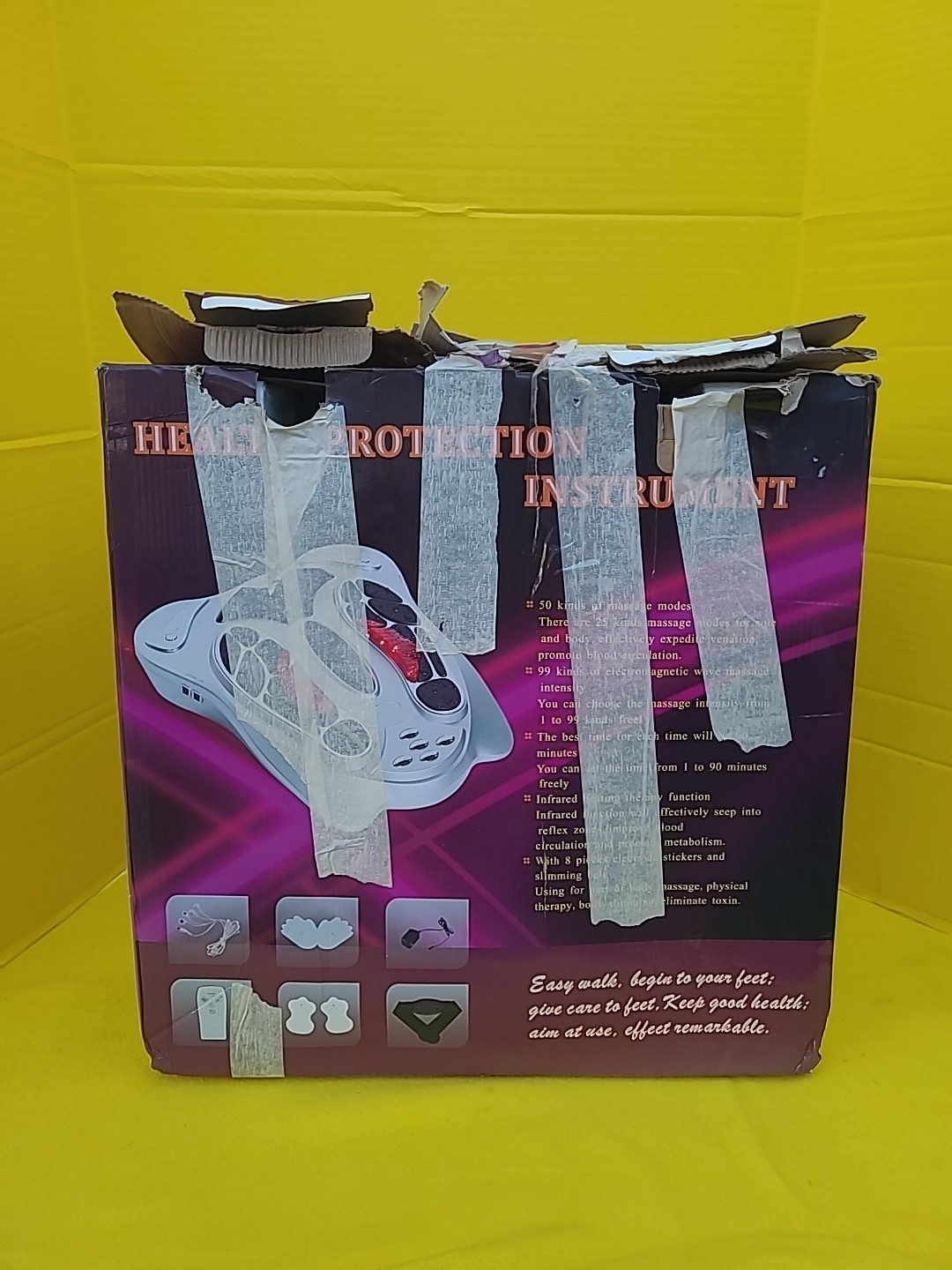Health Protection Instrument Foot Massager Blood Circulation Massage Therapy