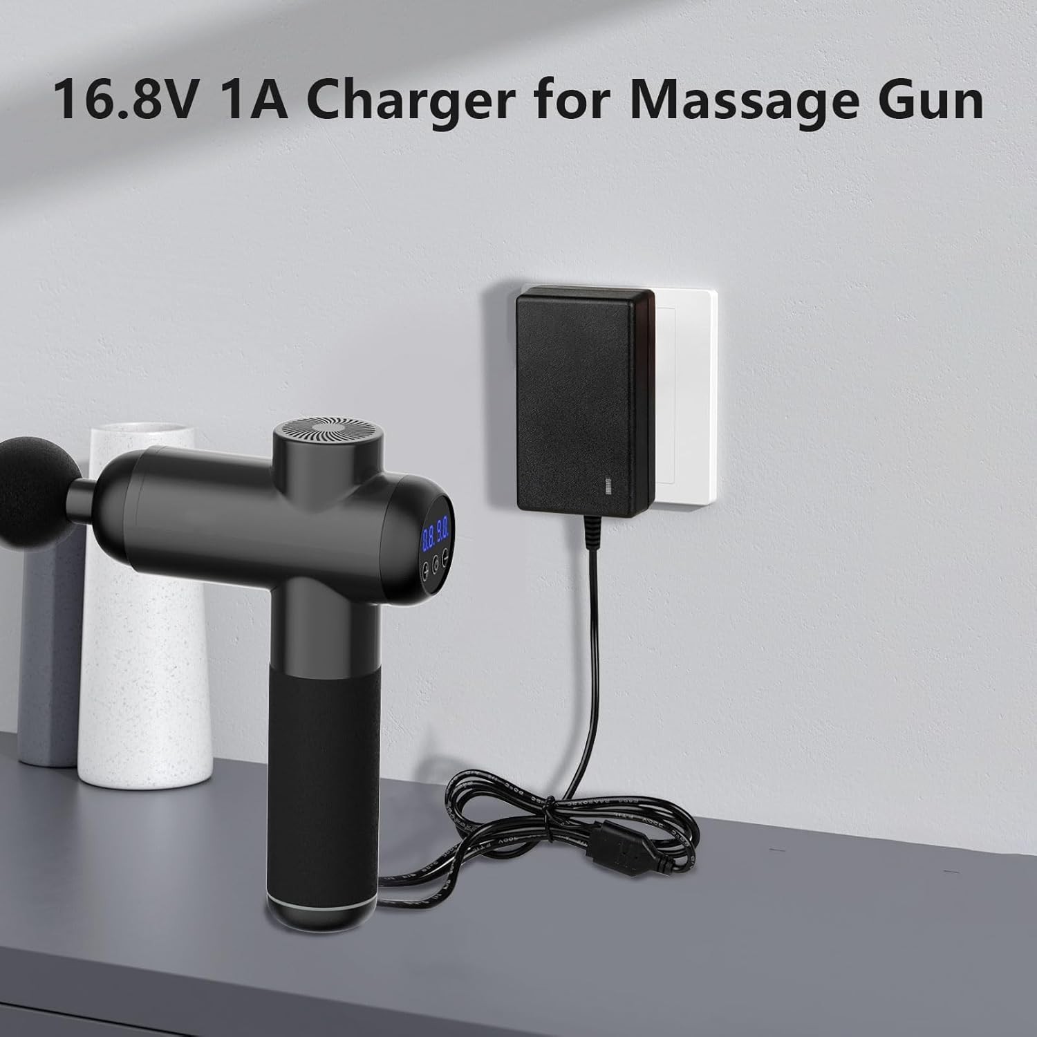 Efficient 3-in-1 Massage Gun Power Supply – 16.8V Fast Charging Solution