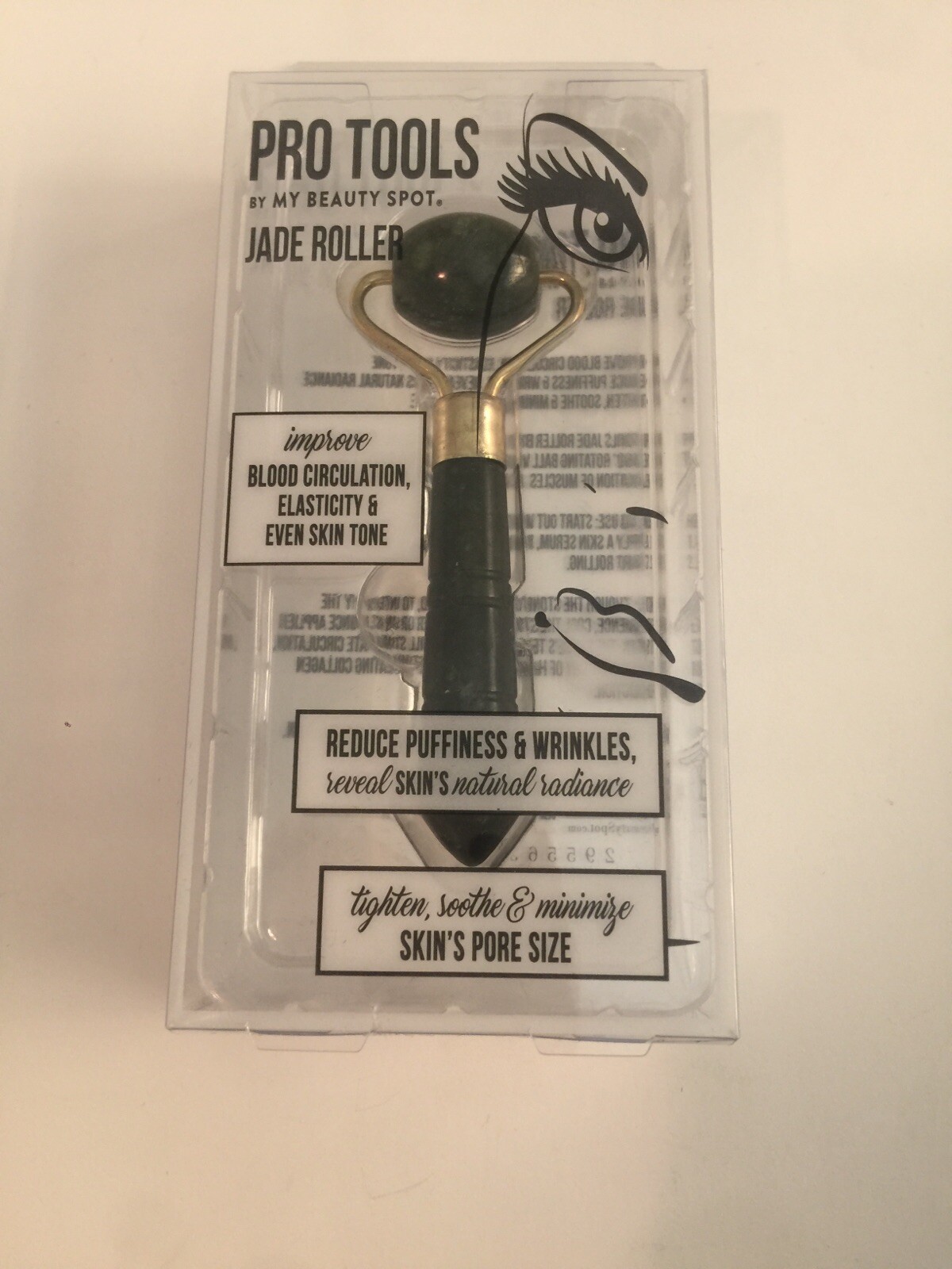 Jade Roller Pro Tools by My Beauty Spot Facial Massager Jade Massager