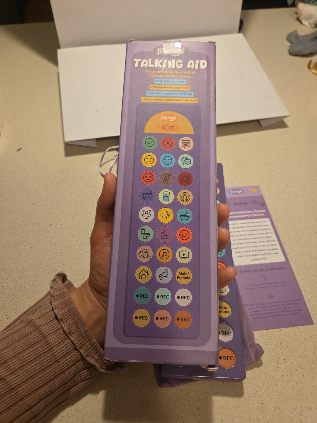 AAC Device for Autism, Joyreal Non Verbal Communication Tools for Speech