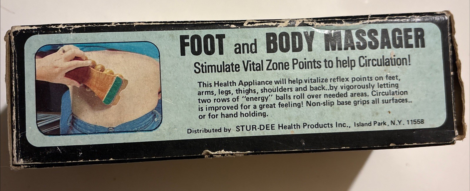 Vintage Stur Dee Foot and Body Massager New Open Box