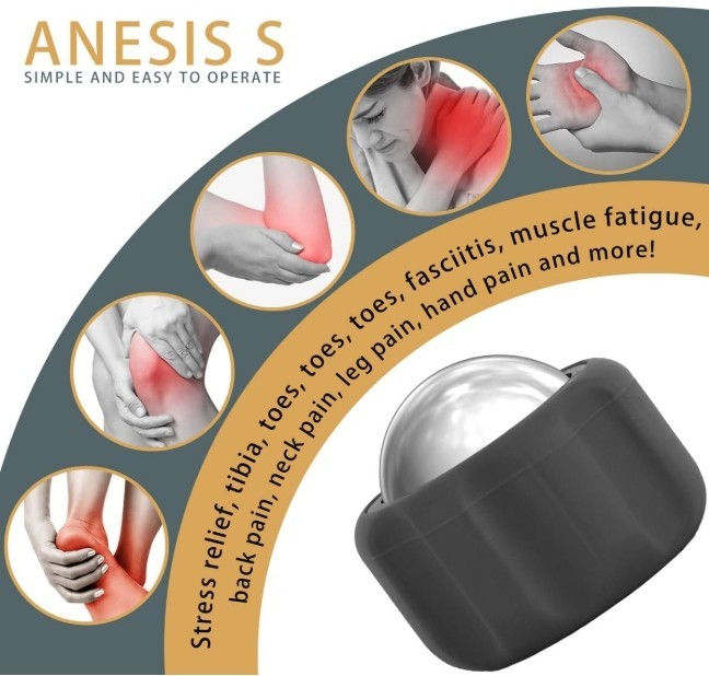 CRYOSPHERE COLD & HOT MASSAGE ROLLER BALL, FASCIITIS RELEASE, LYMPHATIC DRAINAGE