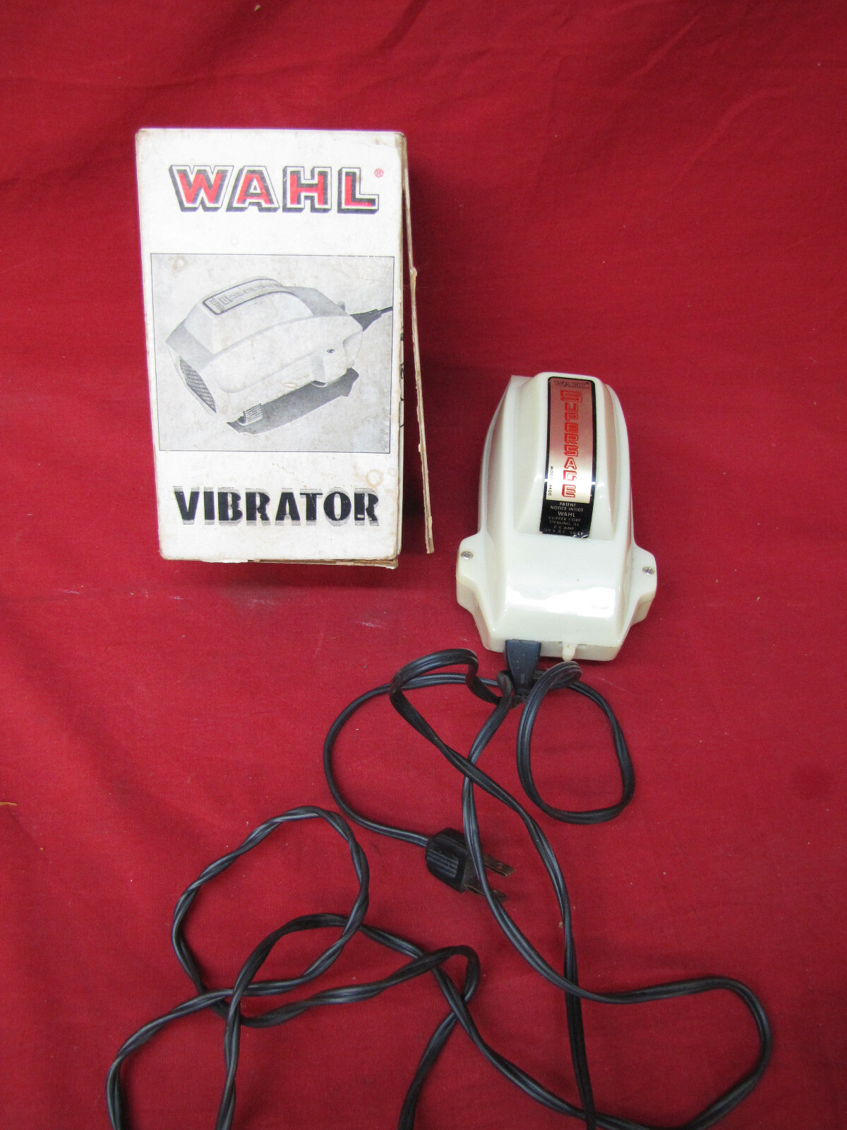 Vintage WAHL Massage Hand Held Vibrator Super Sage #4400