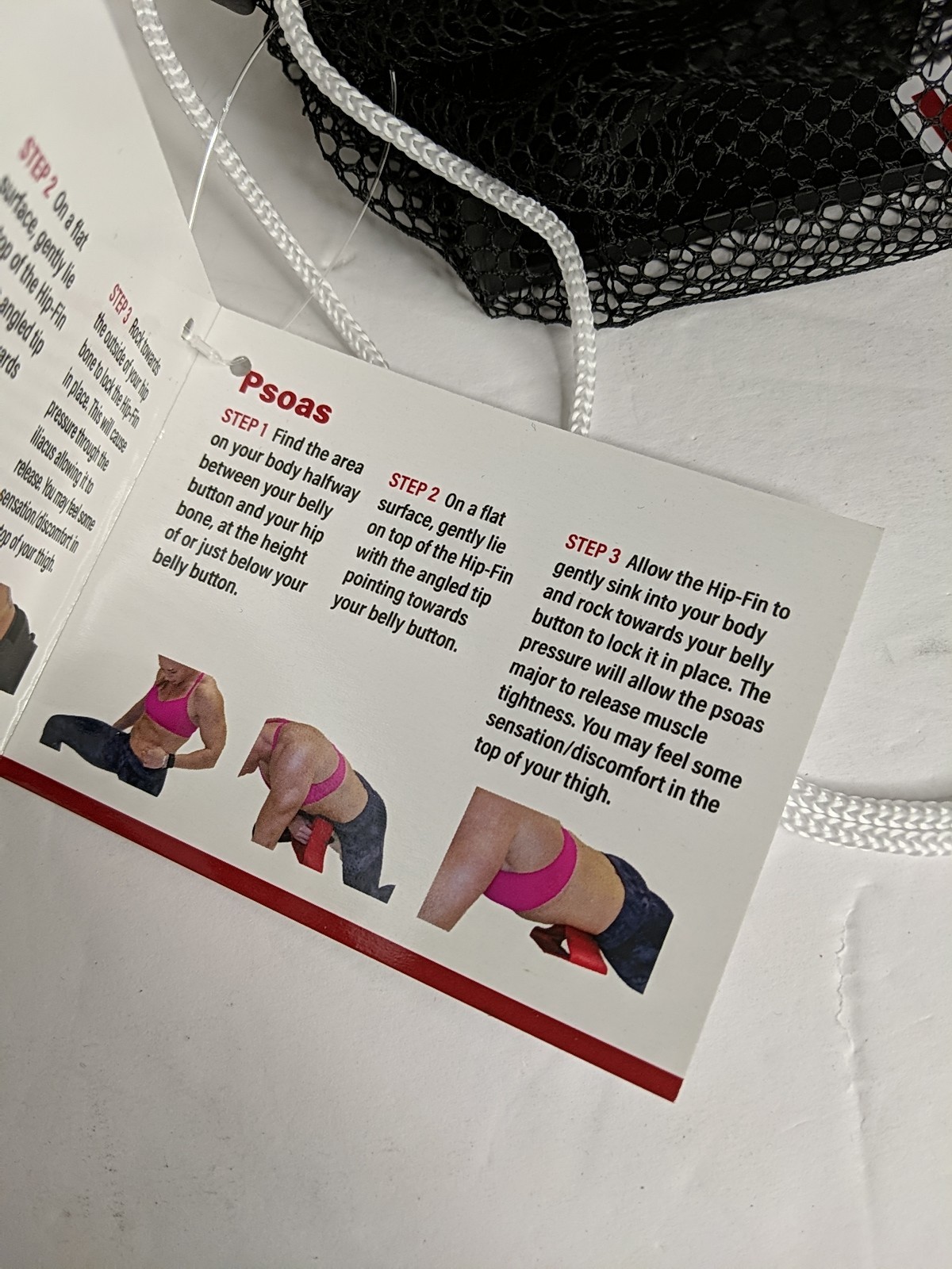 NEW Hip-Fin Hip flexor release tool psoas and iliacus muscle exercise