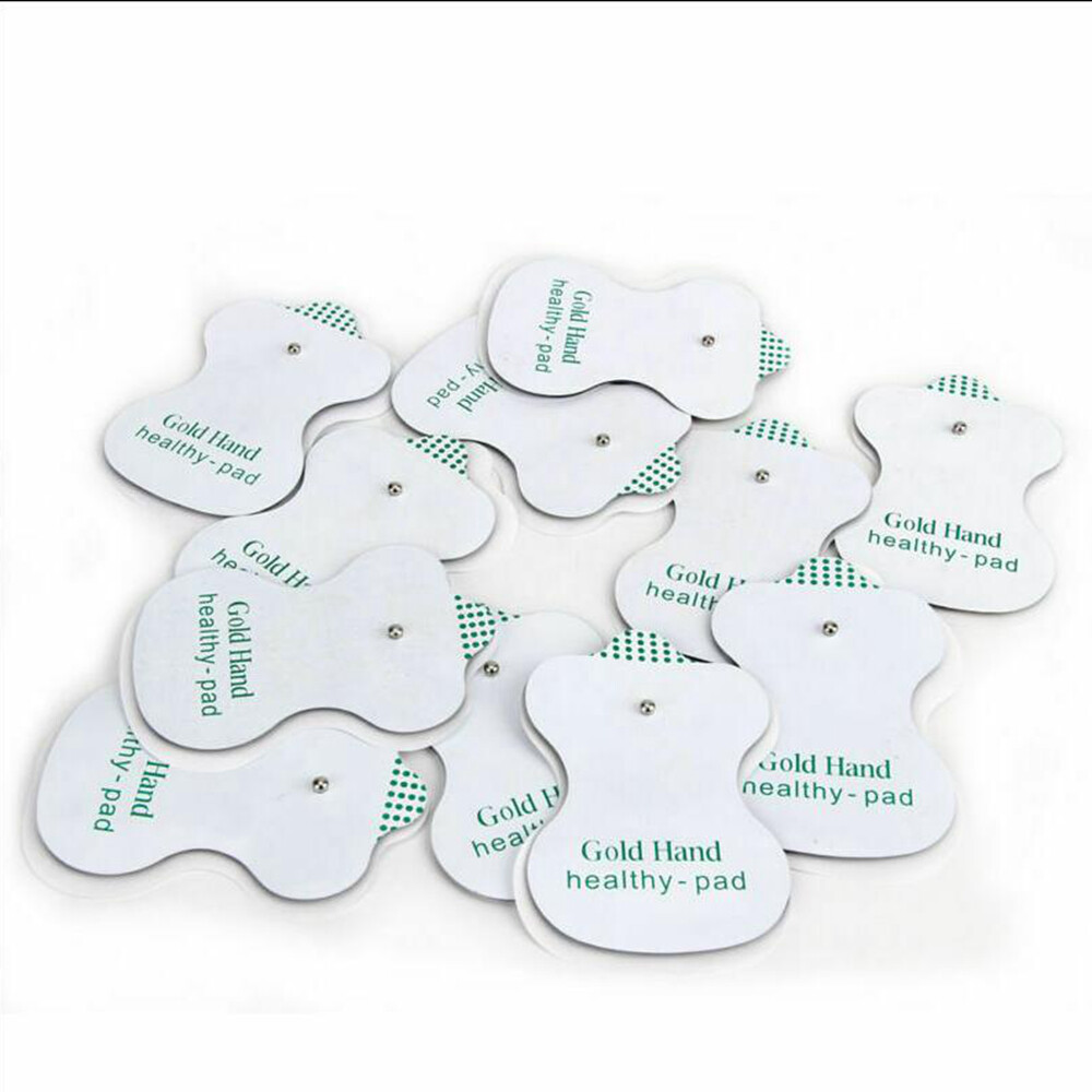 10/20/50pcs Snap On Replacement Electrode Pads For Pulse Therapy Massager & Unit