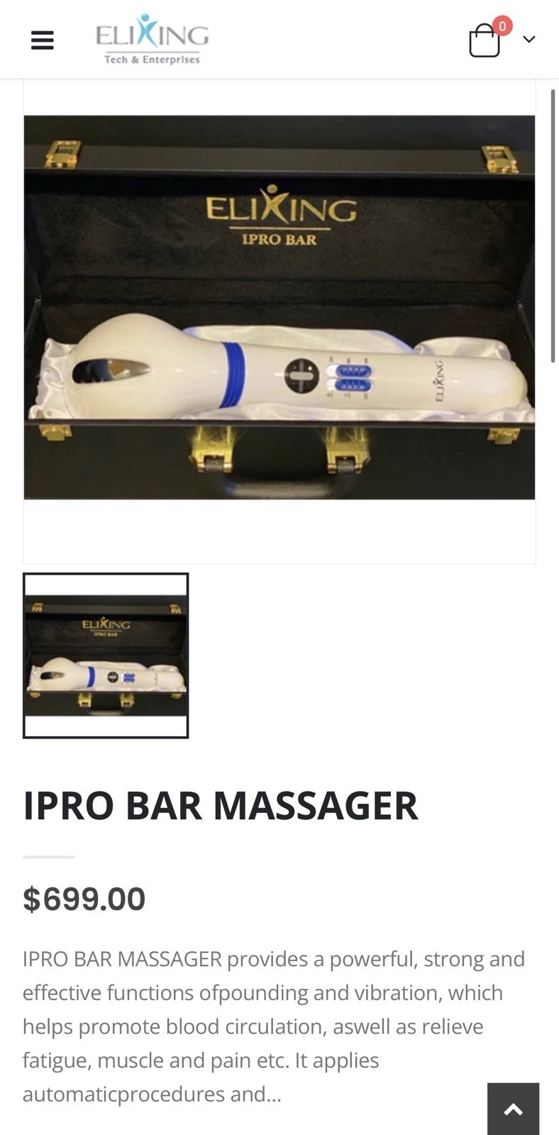 Eliking iPro Bar Massager