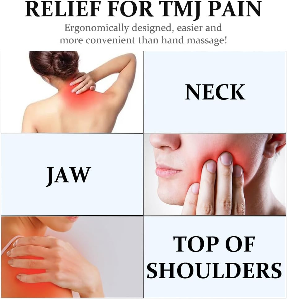 TMJ Relief Products Jaw, TMJ Relief Massager, Ergonomic TMJ Massage Tool – Gentl