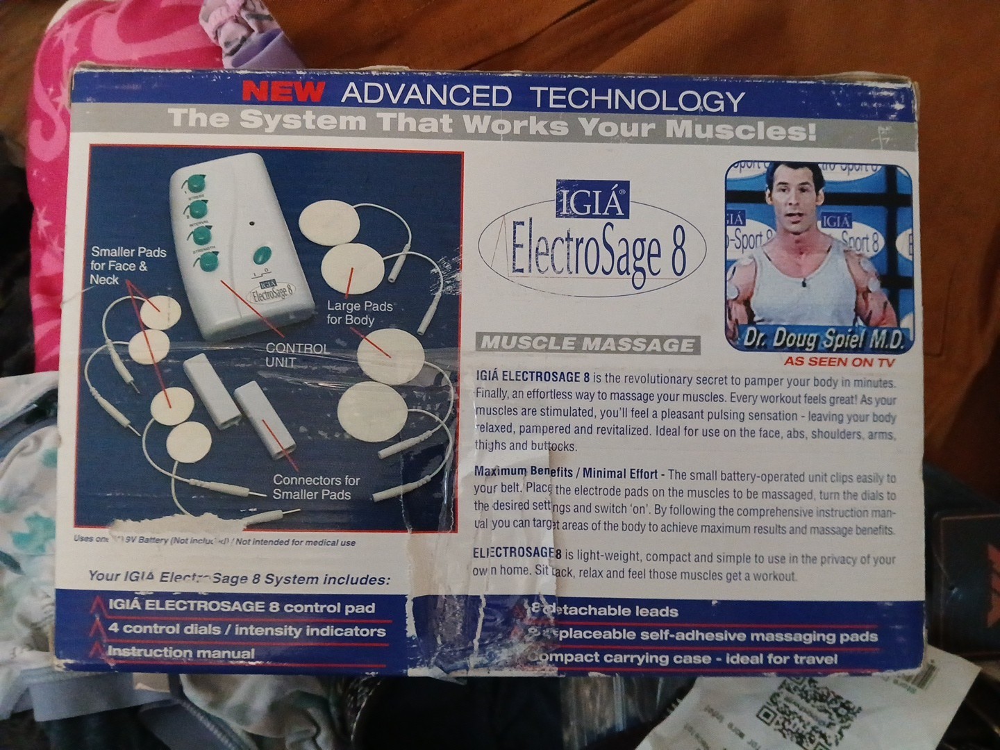 Igia ElectroSage 8 Body Muscle Massager Tens AT6717