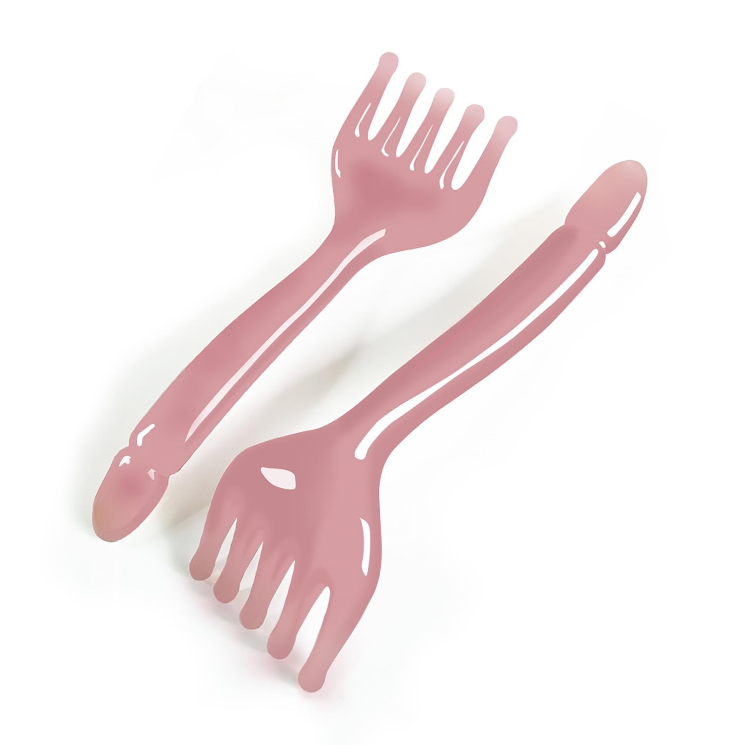 GSHOW Scalp Massager Handheld Comb Resin Relax Massage Tool – Manual Pink