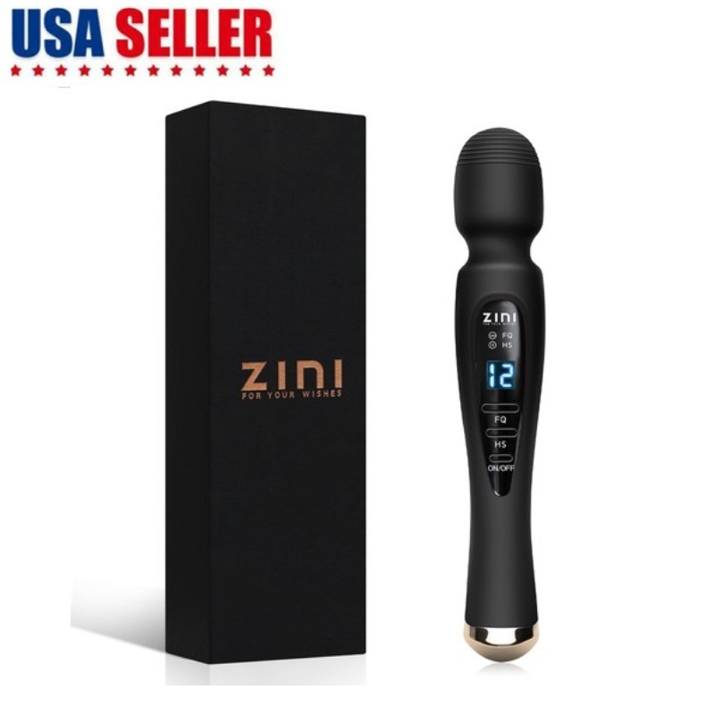 Handheld massager with 12 speed vibration modes, suitable for full body massage