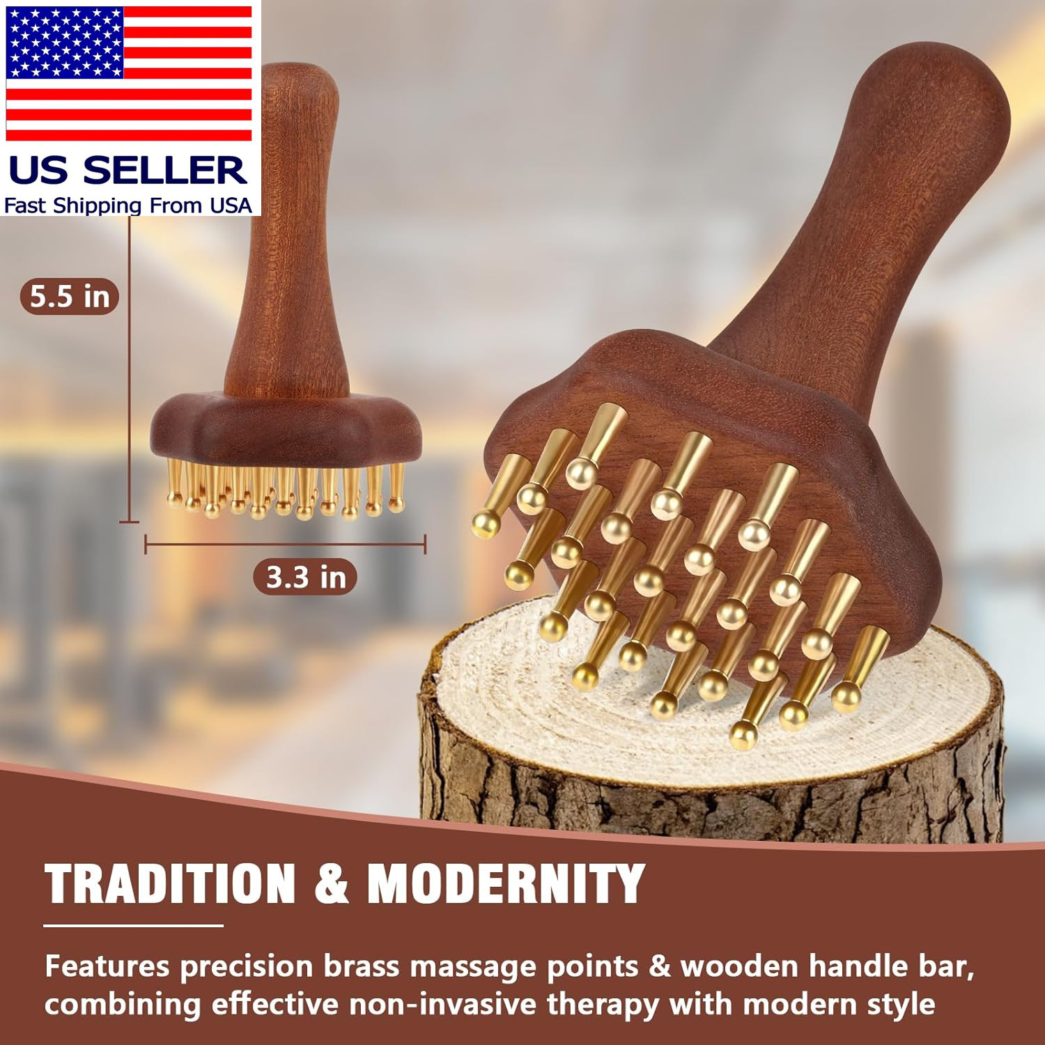 Wood Therapy Massage Tools,Lymphatic Drainage Massager Helps Reduce Cellulite fo