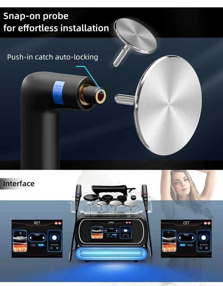 448KHz Tecar Therapy Machine CET RET Physio Sports Injury Pain Relief FREE EXPRE