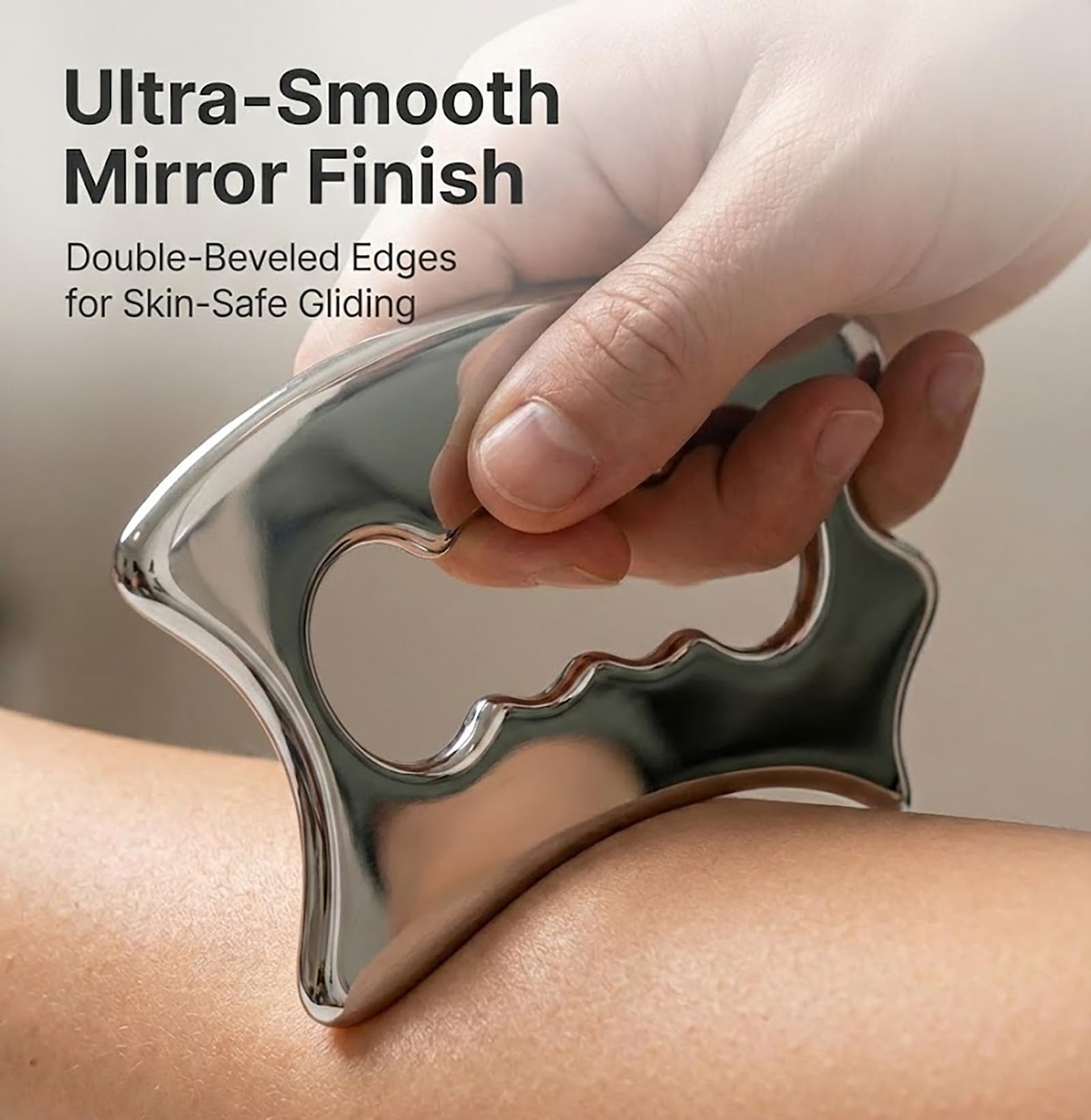 Stainless Steel Muscle Scraper Tool Set – 4Pcs Massage Scraper Tool Gua Sha f…