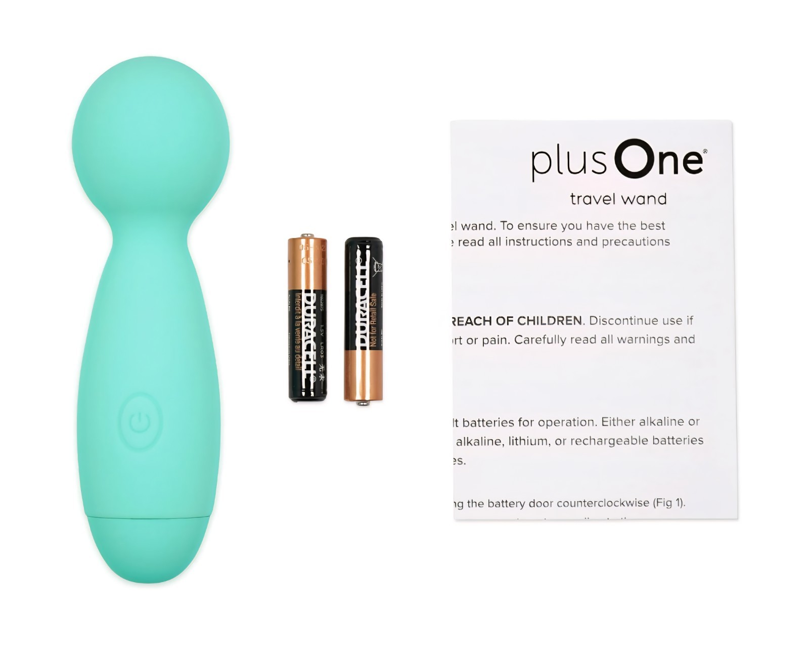 NEW Plus One On-The-Go Travel Wand 10 Modes Waterproof