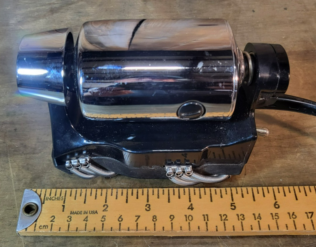 VINTAGE OSTER STIM U LAX HAND MASSAGER 103-01A BALL BEARING CHROME IN BOX TESTED