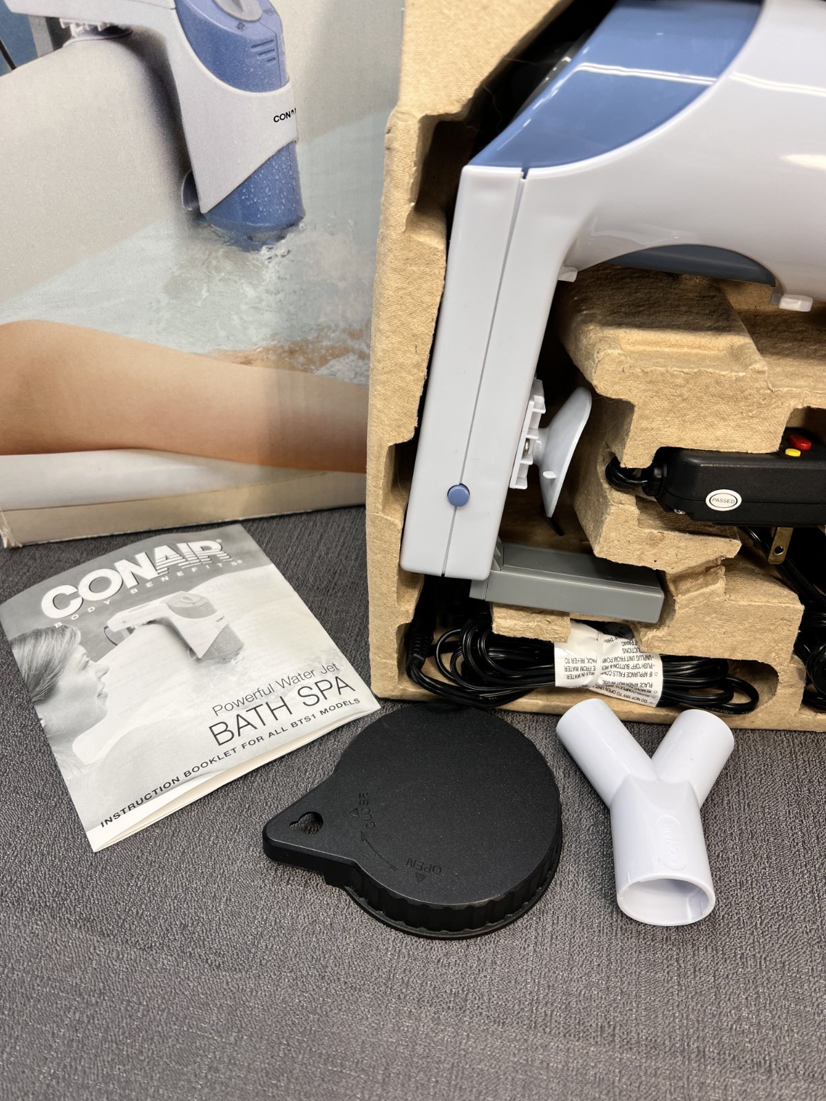 CONAIR Body Benefits DUAL Water Jet Action Bath Spa BTS1D Therapeutic TESTED