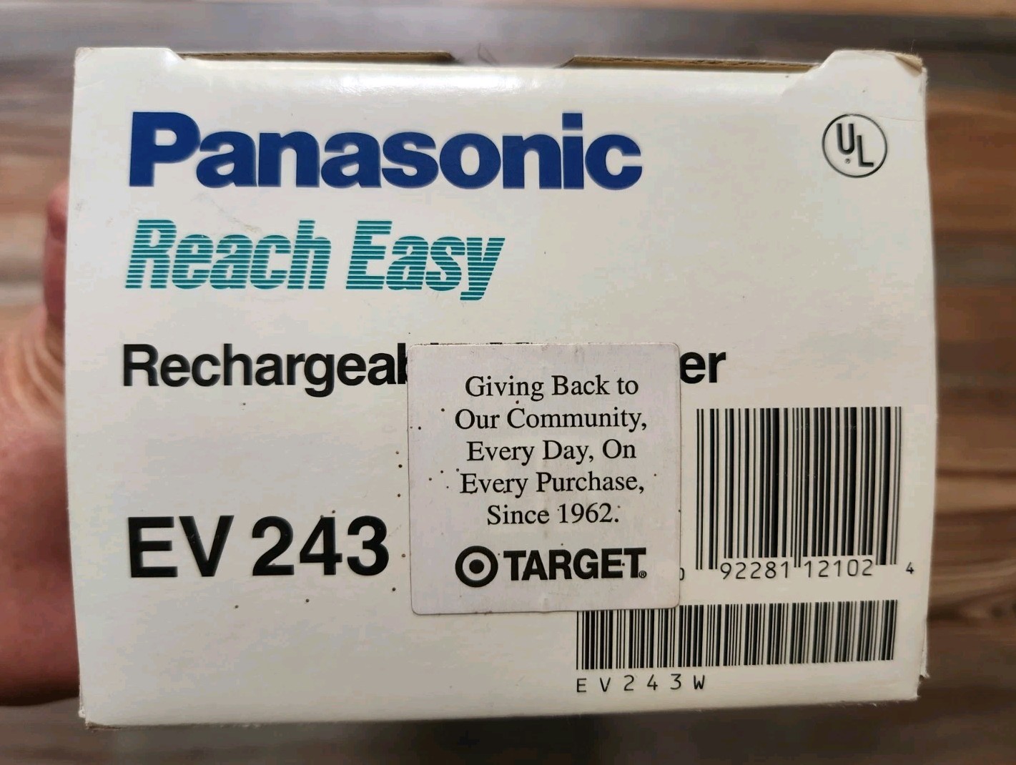 Panasonic Reach Easy EV243 Rechargeable Massager Variable Speed Handheld READ