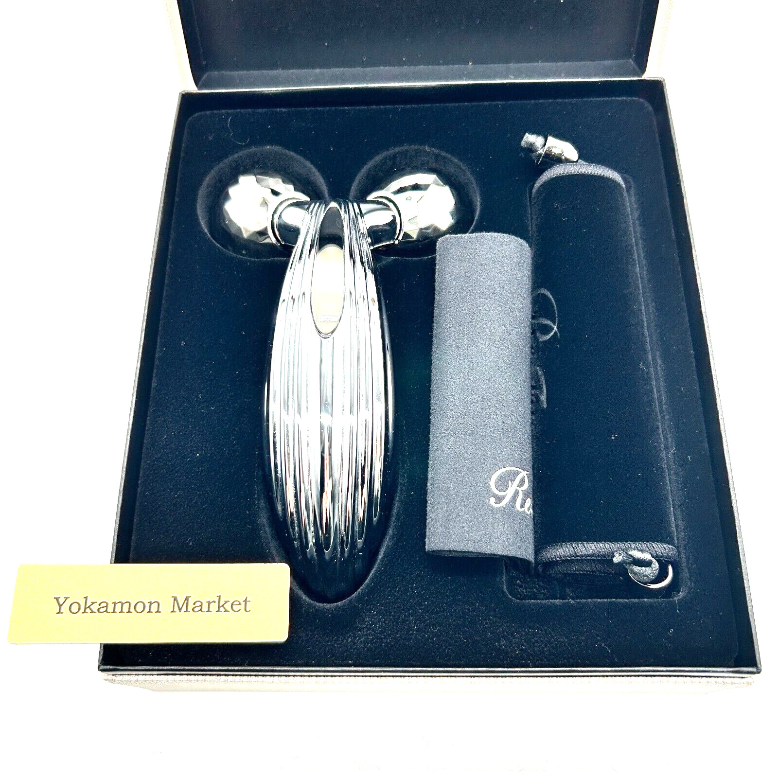 MTG ReFa CARAT RAY RF-PC2019B Platinum Beauty Facial Roller Made in Japan New FS