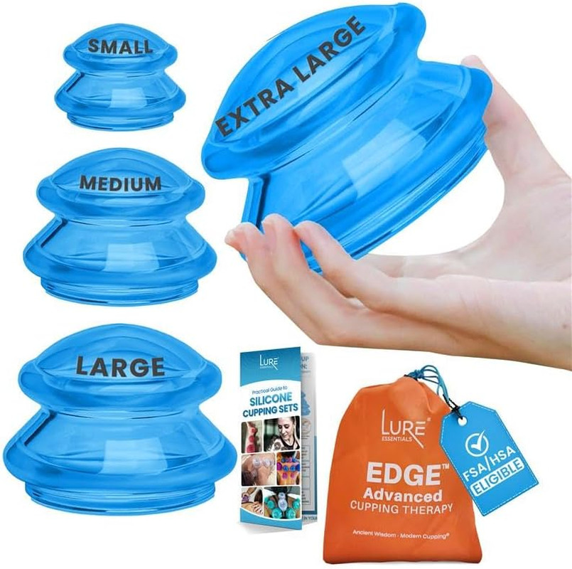 Silicone Cupping Therapy Set Professional Massage Cupping Cups for Cupping Thera