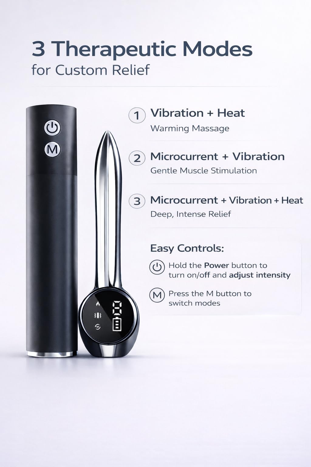 Electric Heated Muscle Scraper Tool Fascia Release Full Body Massager