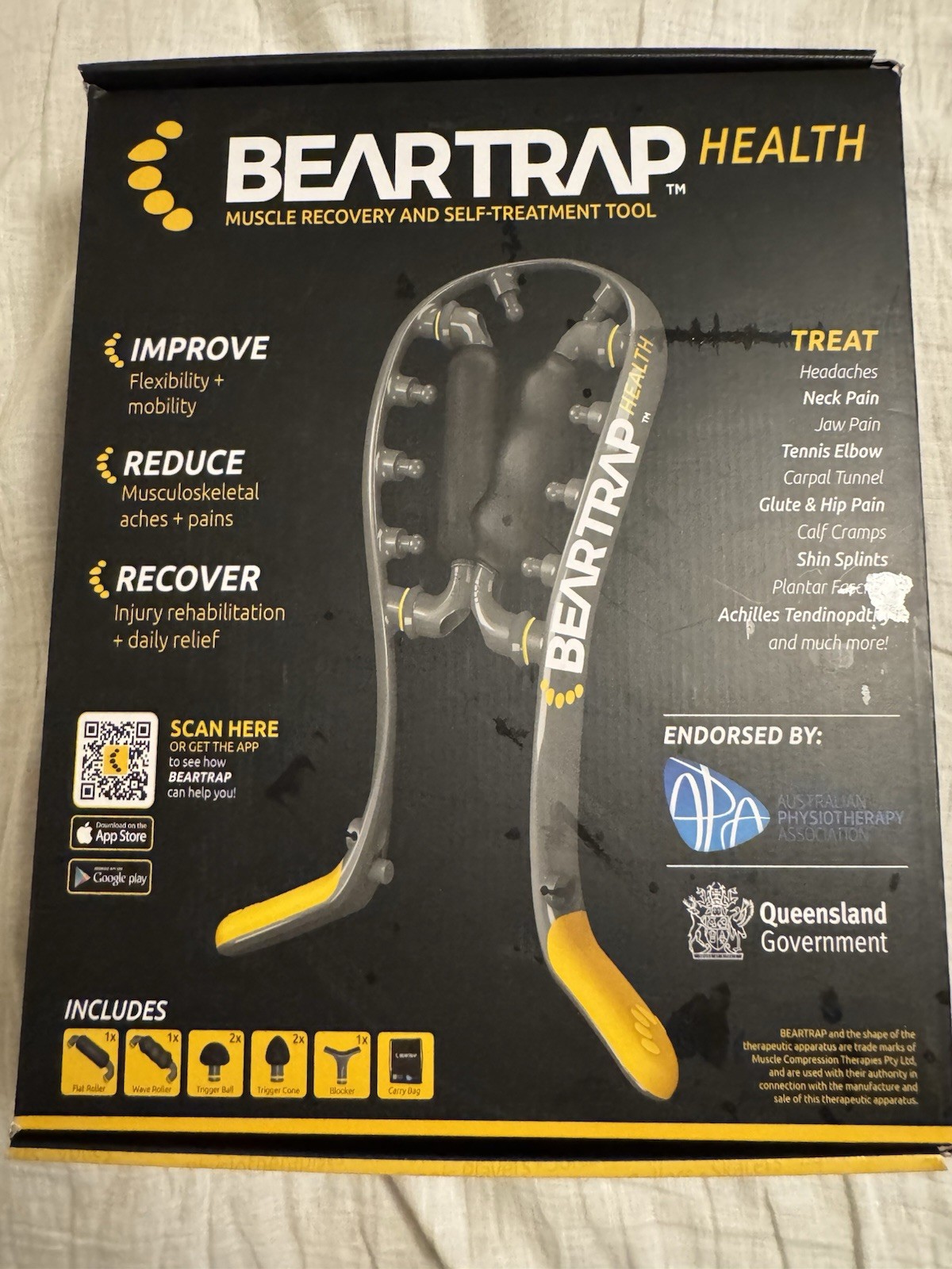 NEW! Beartrap Recovery Tool, Body Massager, Pain Relief