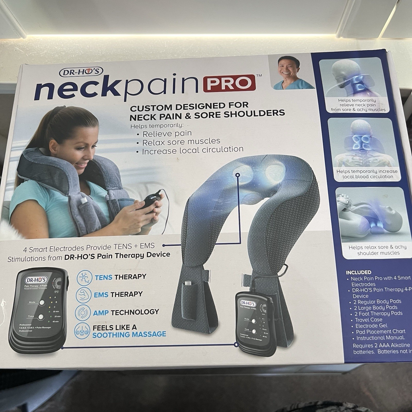 Adjustable 1 Pcs Dr Ho’s Relieve Neck & Shoulder Pain Massage Shoulder Strap