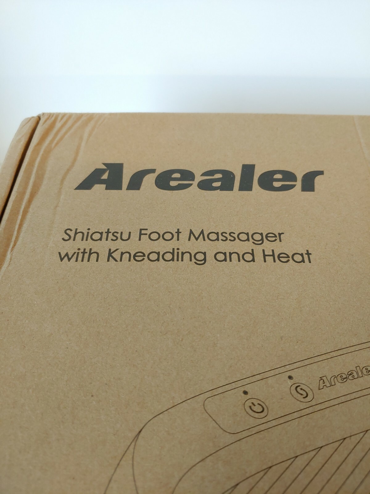 AREALER Shiatsu Foot Massager with Kneading and Heat NEW in Box MD-52210B