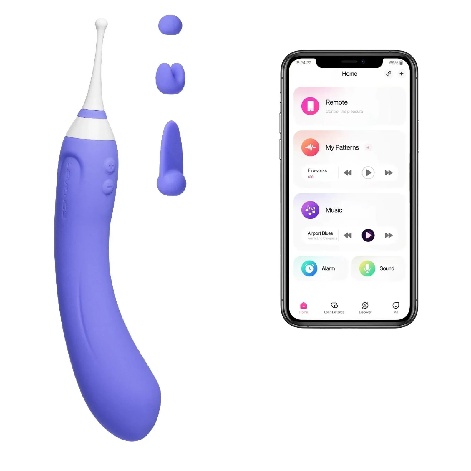 Massager Wand Hyphy Bluetooth Dual End Vibrator