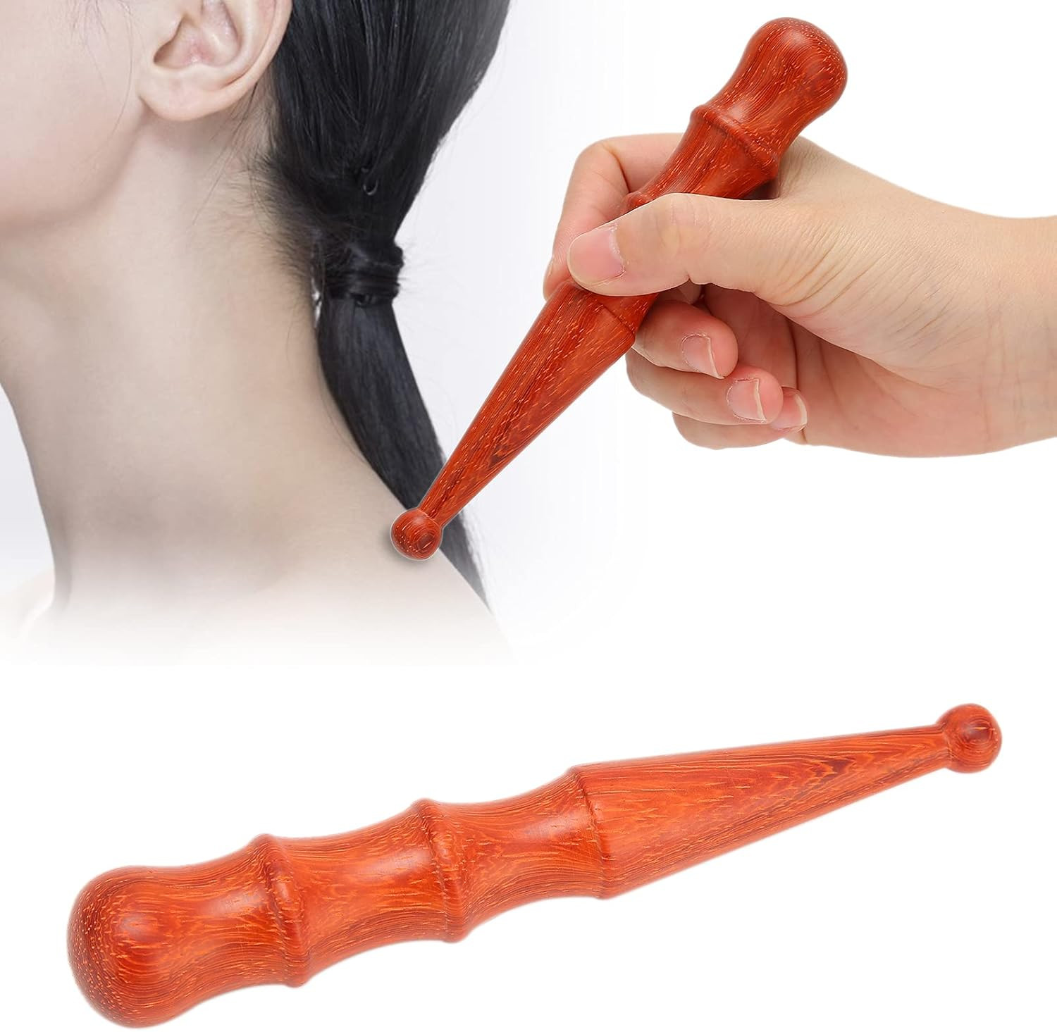 Foot Hand Massage Wooden Stick Tools, Traditional Reflexology Hand Foot Body …