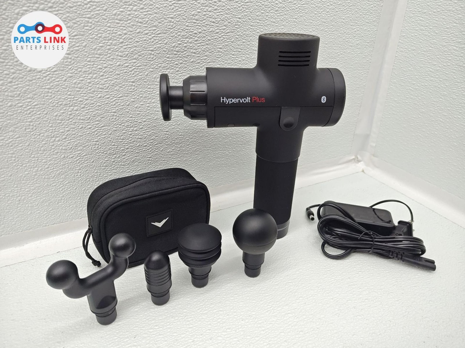 Hyperice Hypervolt Plus Bluetooth Percussion Massage Gun Device Black SET