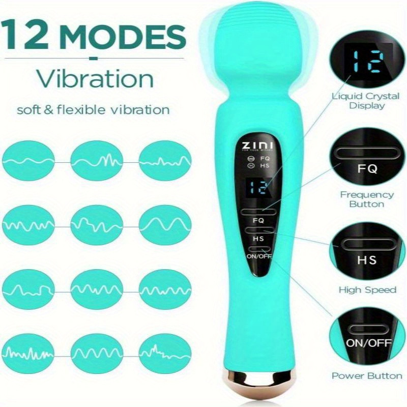 Women’s Digital Massager: 12 Modes for Neck, Shoulder & Back Pain Relief