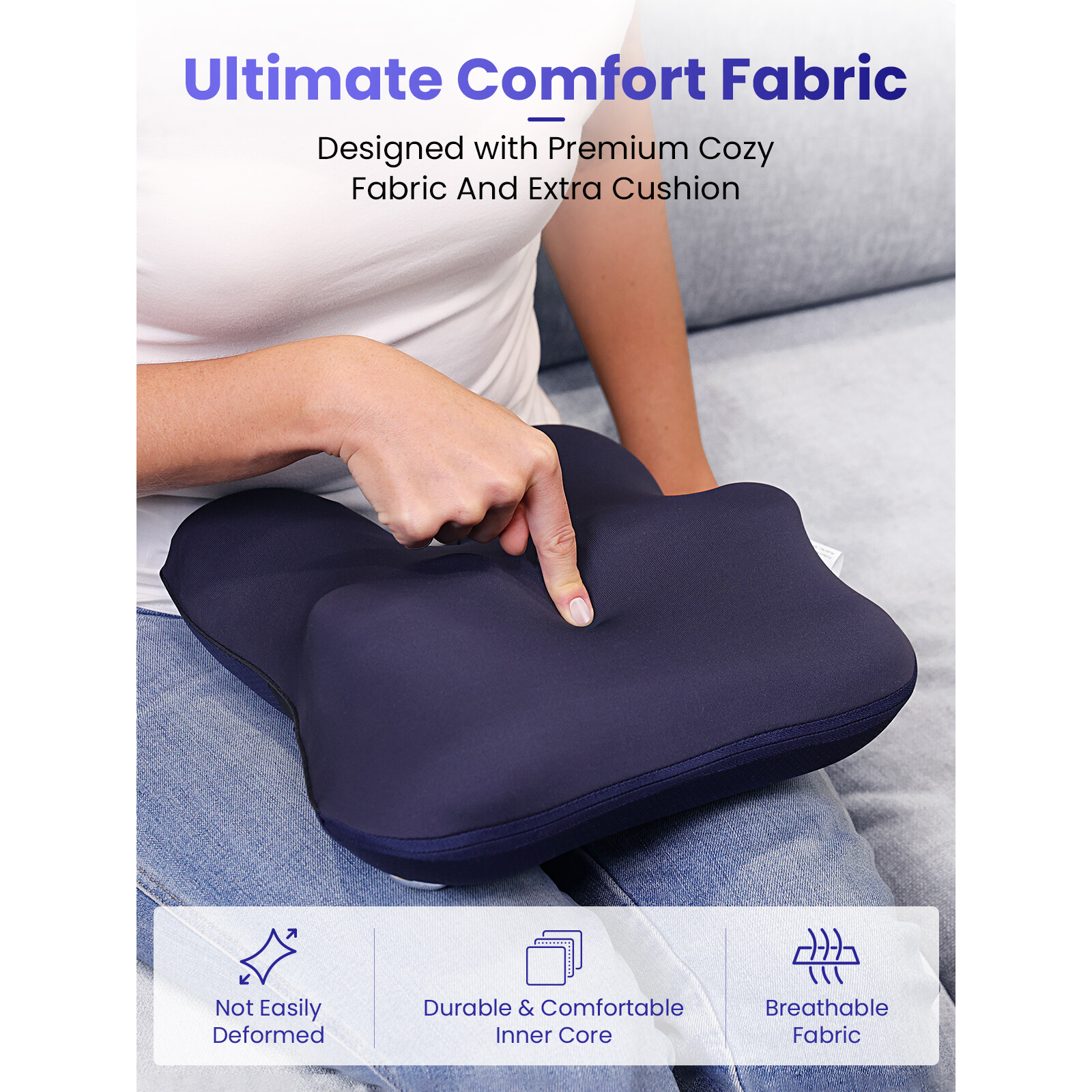 BOB AND BRAD Back Massager Neck and Shoulder Pain Relief Electric Shiatsu Pillow