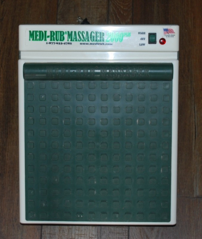 Medi‑Rub Massager 2000 Plus MR‑3F 2‑Speed Foot Reflex Tested Works