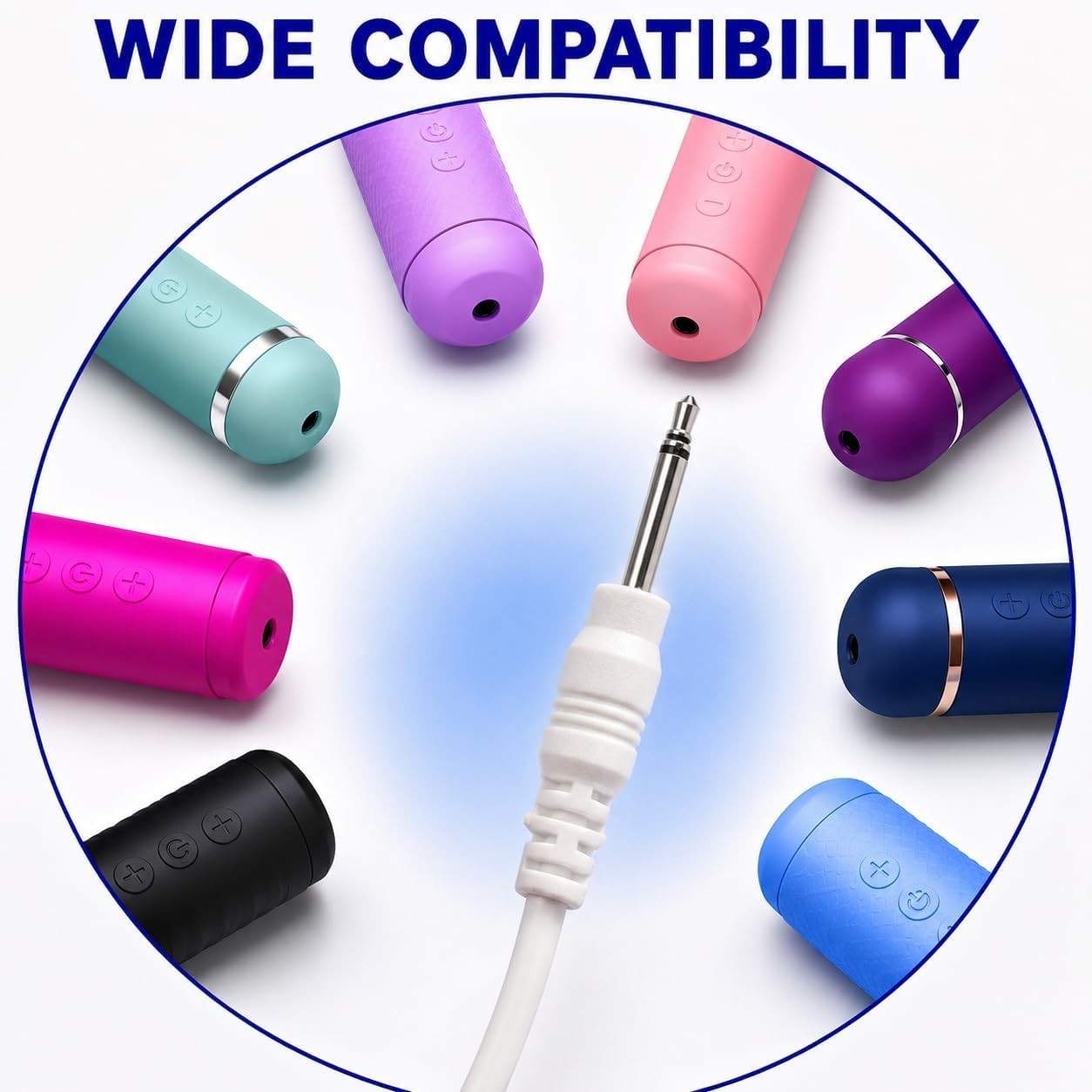 Versatile 2-Pack Fast Charging Cables for Massagers – USB and 2.5mm DC Included
