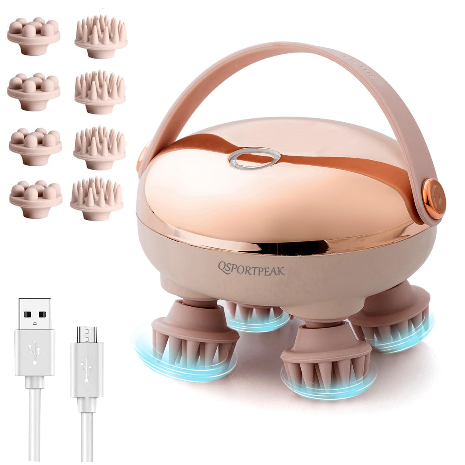 Electric Scalp Massager,Head Cleaning Massager Also Suitable for Pets,IPX7 Wa…