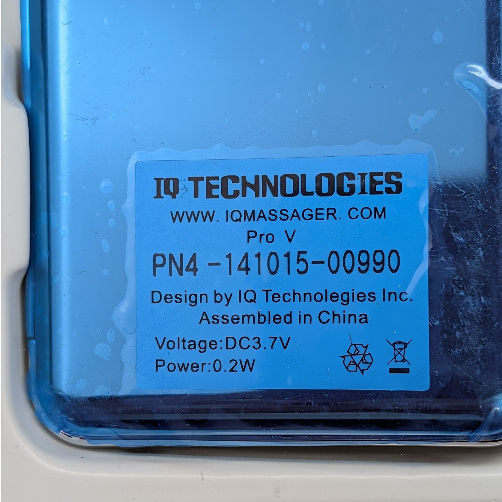 IQ Technologies PRO V Electronic Pulse Massager Therapy Device Kit