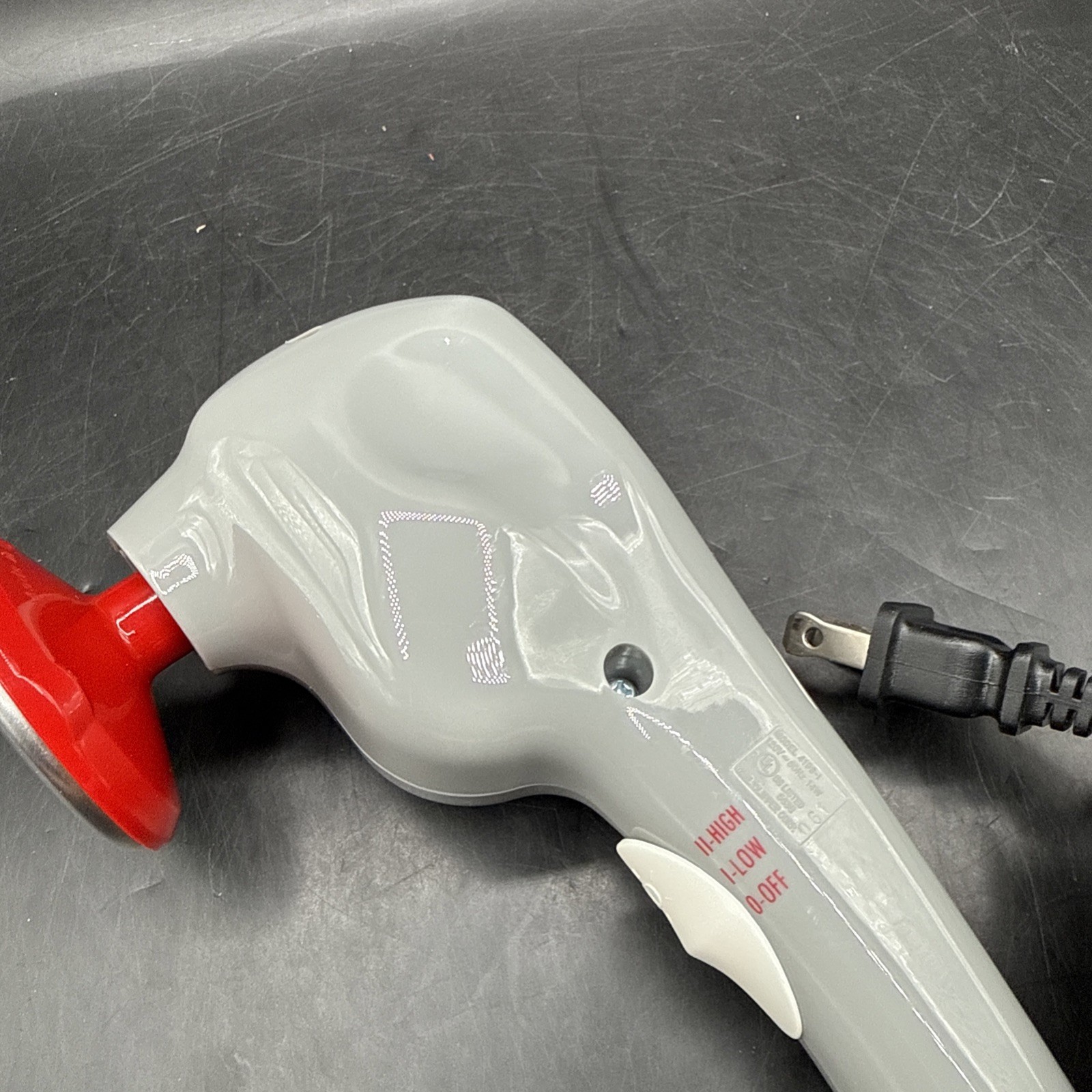 Wahl 8 Heat Therapy Hand Massager Vibrator Model 4196-I Tested No Attachments