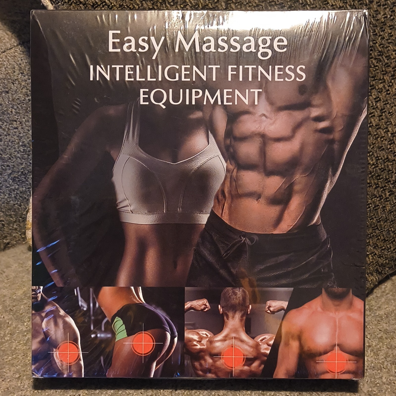 Intelligent Fitness Equipment EMS Wireless Portable Body Massager Black