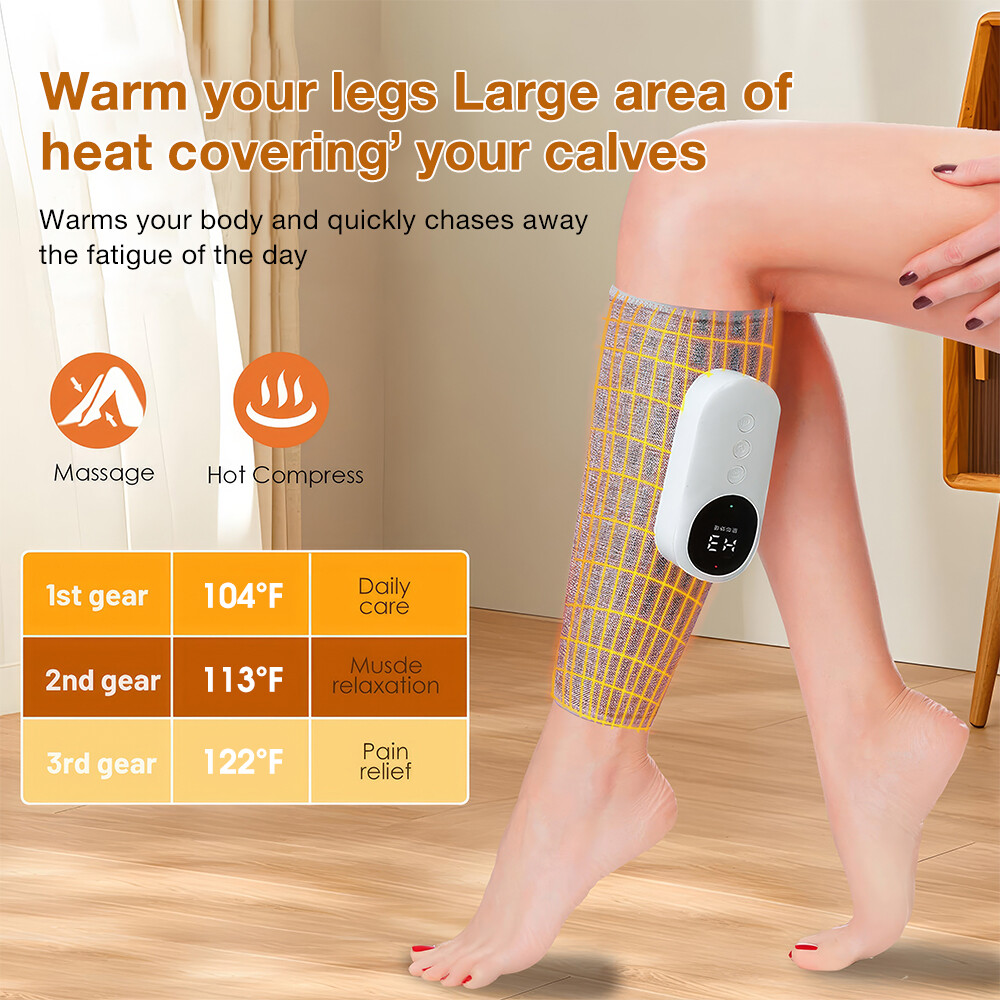 Leg & Foot Massager, Air Compression Leg Massager for Circulation & Pain Relief
