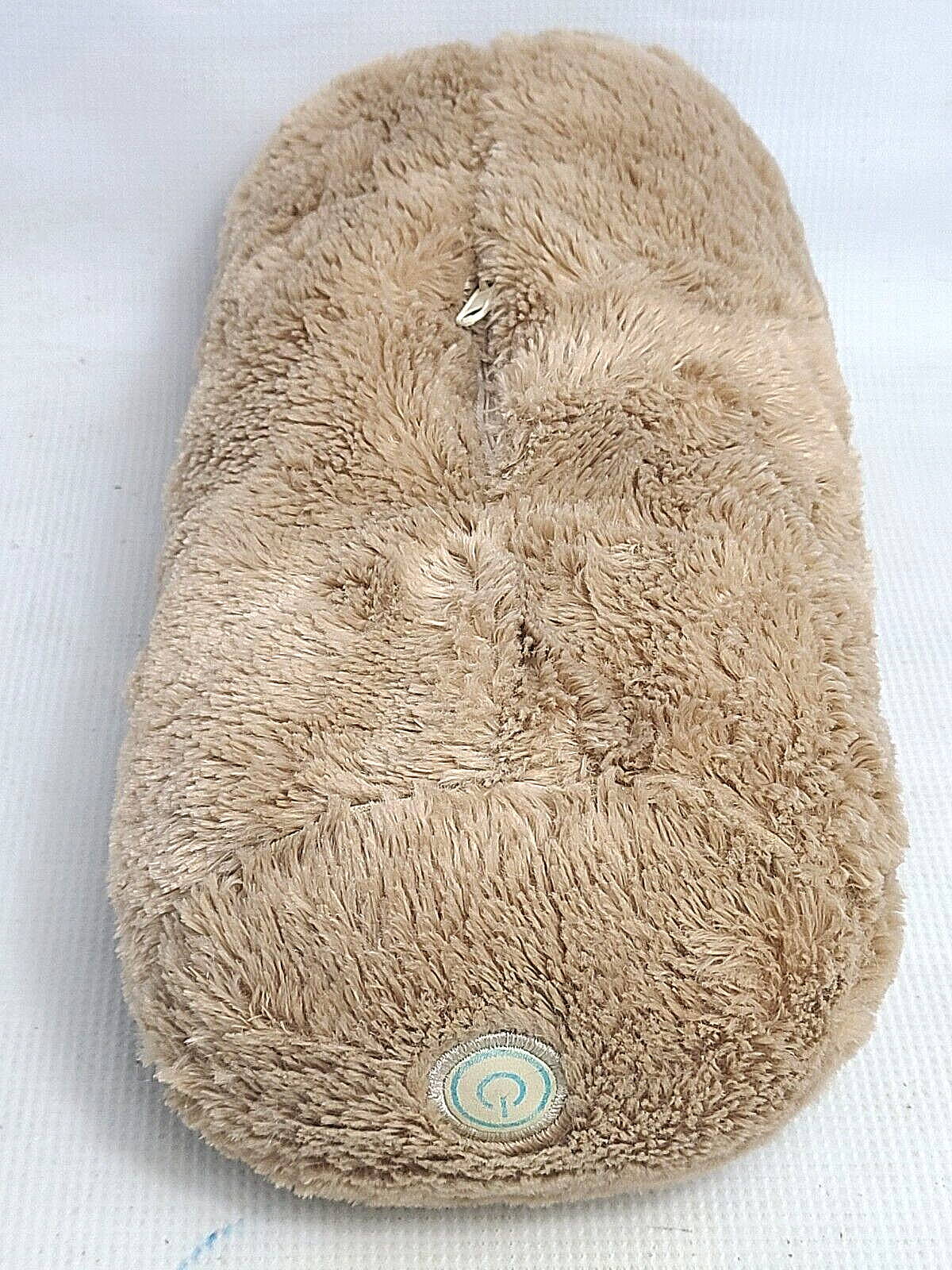 Spa Massage Multi Purpose Roll Massager Faux Fur Luxurious Beige Cushion