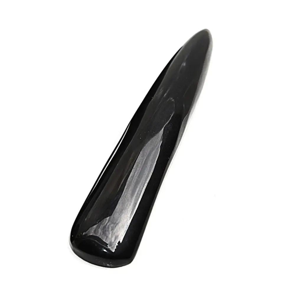 Black Buffalo Horn Gua Sha Board SPA Massage Scraping Tool Beauty
