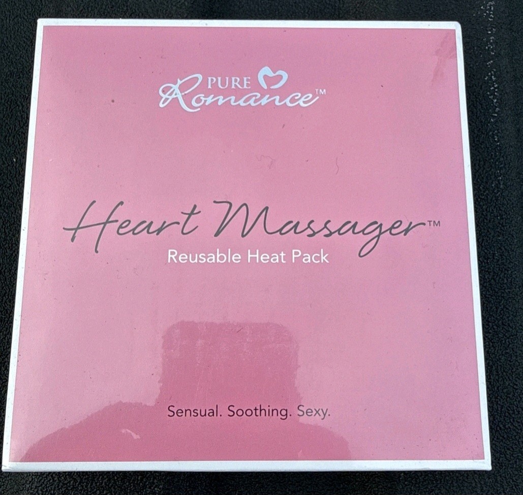 Pure Romance – Reusesble – Heart Massager – Heat Pack, New Sealed