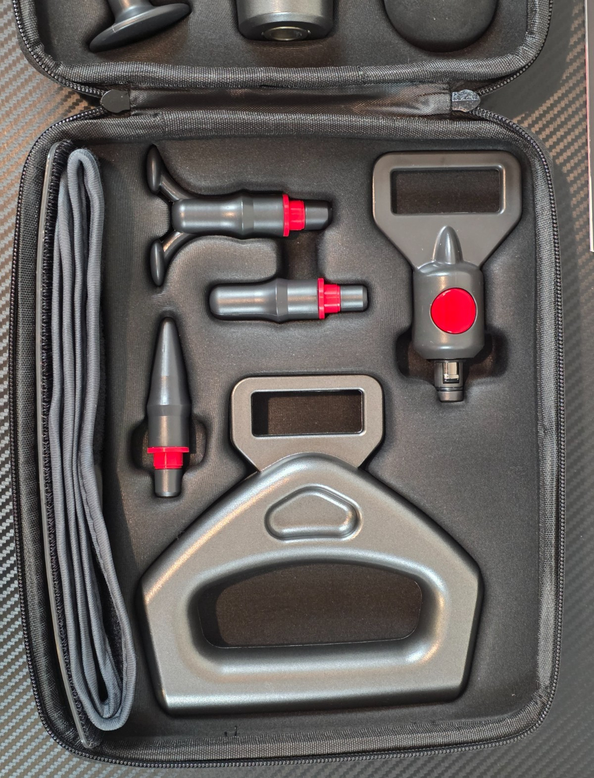 FitRx 2-in-1 Vibrating Massage Belt and Massage Gun #8973WM