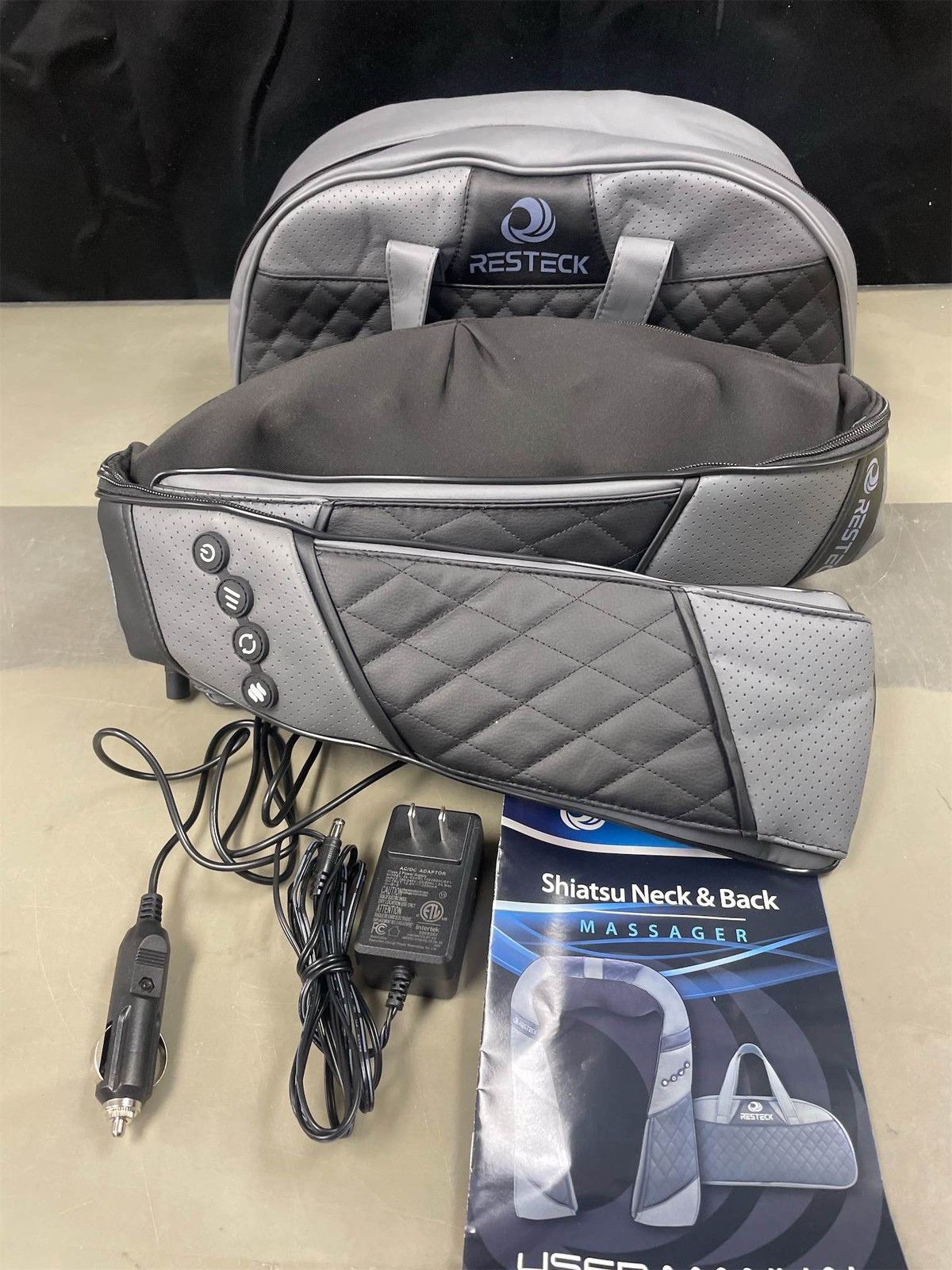 RESTECK Massagers for Neck and Back with Heat – Deep Tissue 3D Kneading Pillow,