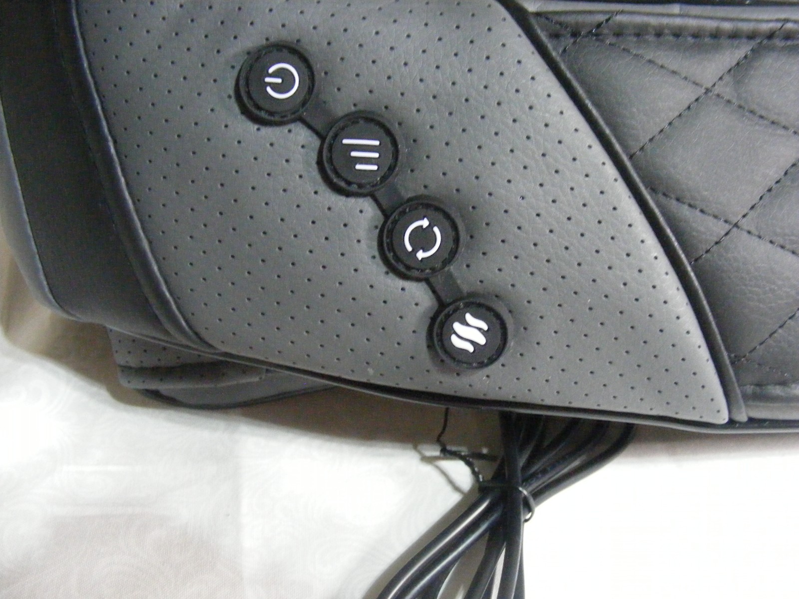 RESTECK Heated Massager for Neck Shoulder Back, Kneading, Black/Gray